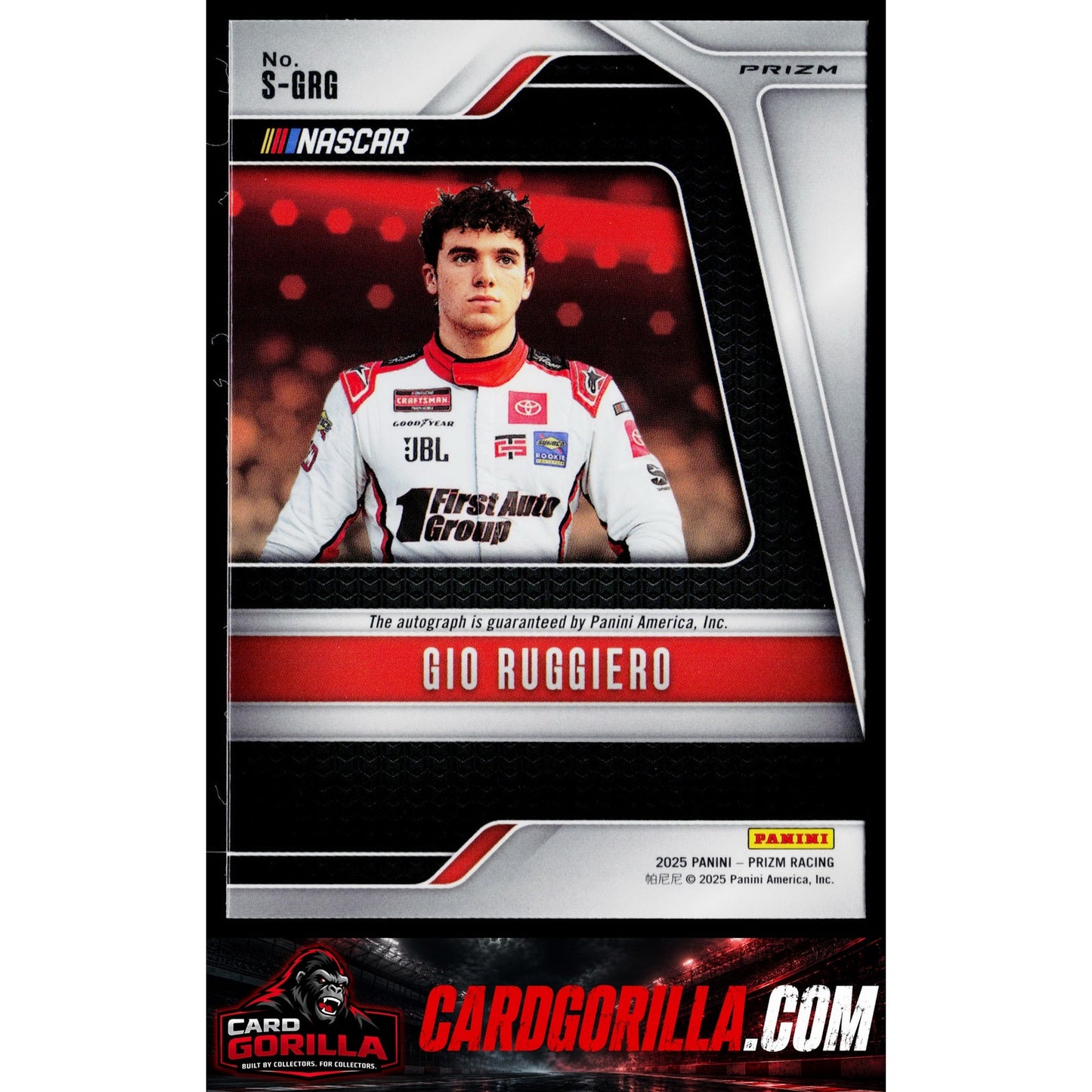 2025 Panini Prizm #S-GRG Gio Ruggiero Scripts RC