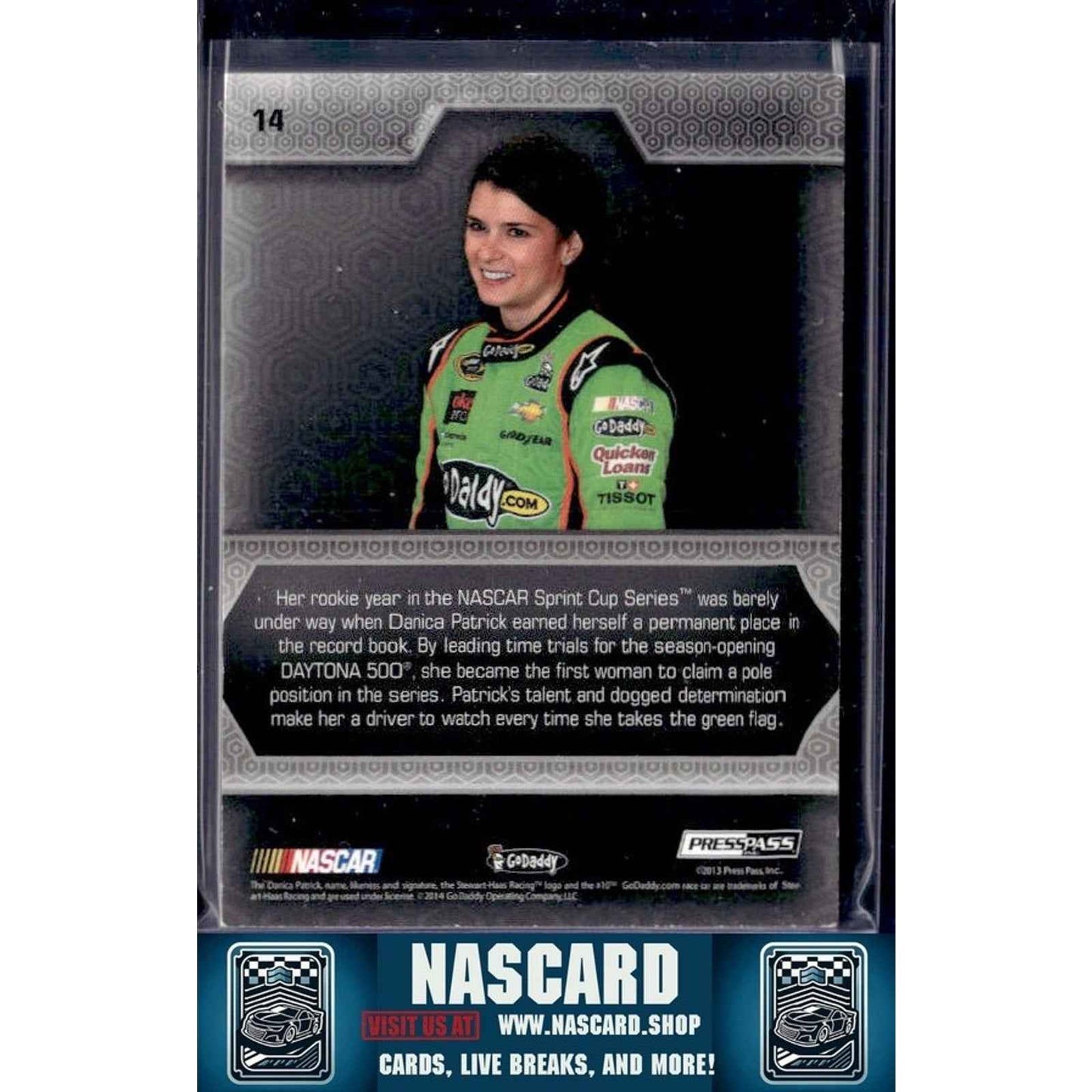 2013 Press Pass Five Star #14 Danica Patrick #1/5