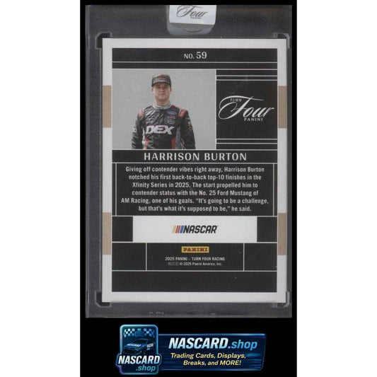 2025 Panini Turn Four #59 Harrison Burton #/75