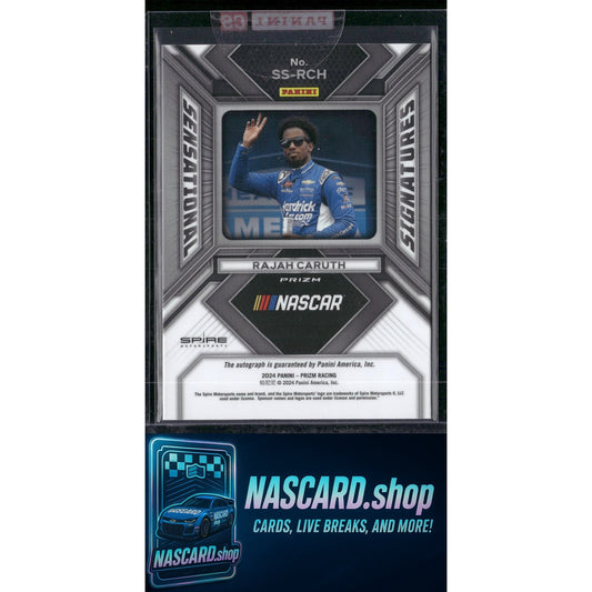 2024 Panini Prizm Rajah Caruth Sensational Signatures - NASCARD.shop