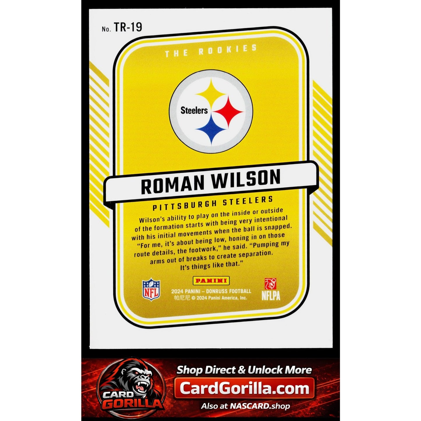 2024 Donruss #TR-19 Roman Wilson The Rookies