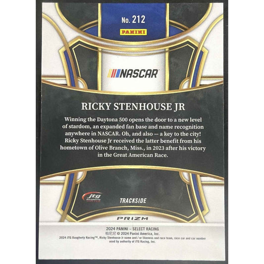 2024 Panini Select Nascar Ricky Stenhouse Jr #212 Tiger Prizms Trackside