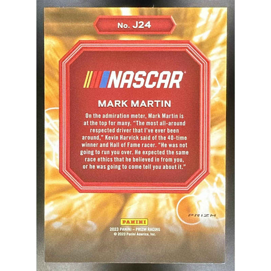 2023 Panini Prizm Mark Martin #J24 Jackpot
