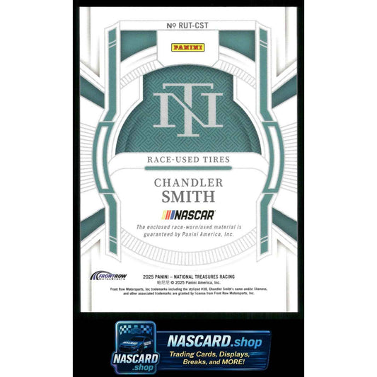 2024 Panini National Treasures #RUT-CST Chandler Smith Race Used Tires #/99