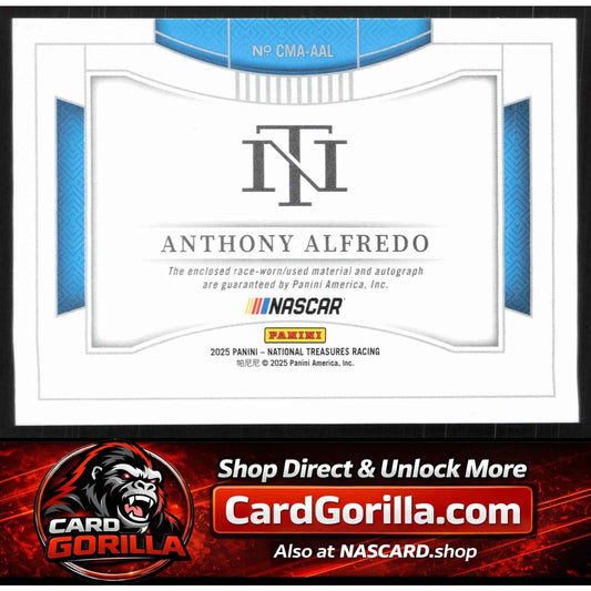 2025 National Treasures Anthony Alfredo Colossal Material Auto Holo Silver #/25