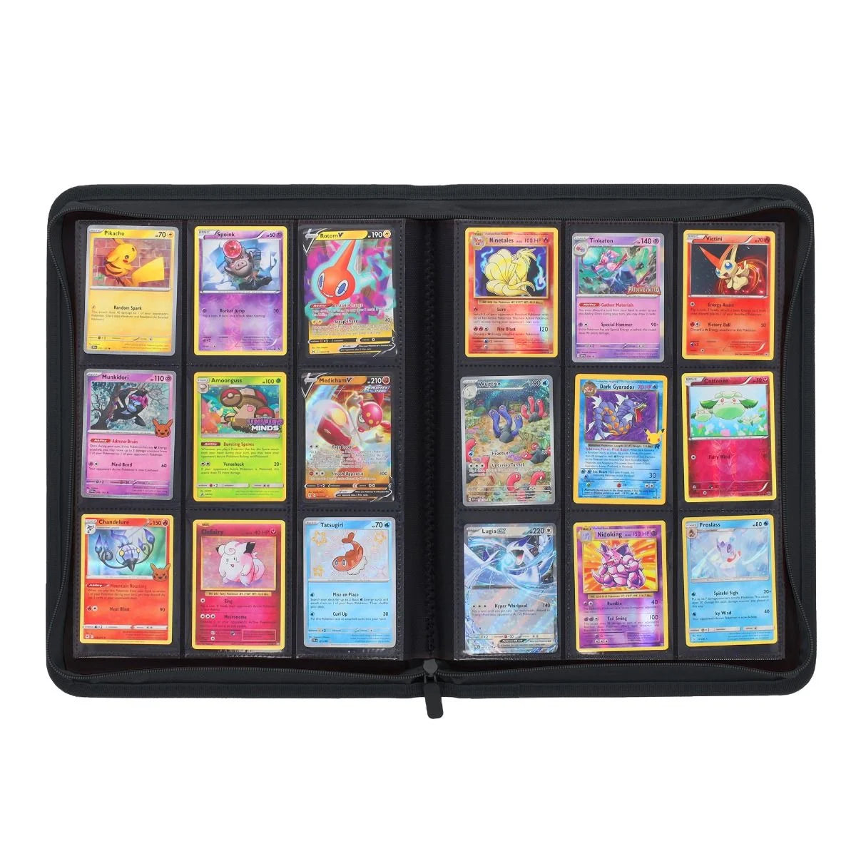 BCW Z-Folio LX 9-Pocket Trading Card Binder – Premium Zippered Album (360 Cards)
