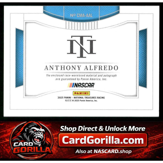2025 Panini National Treasures Anthony Alfredo Colossal Material Auto #/35