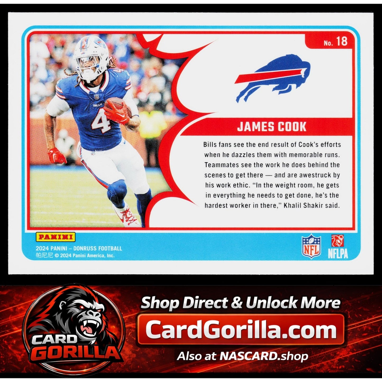 2024 Donruss #18 James Cook Action All-Pros