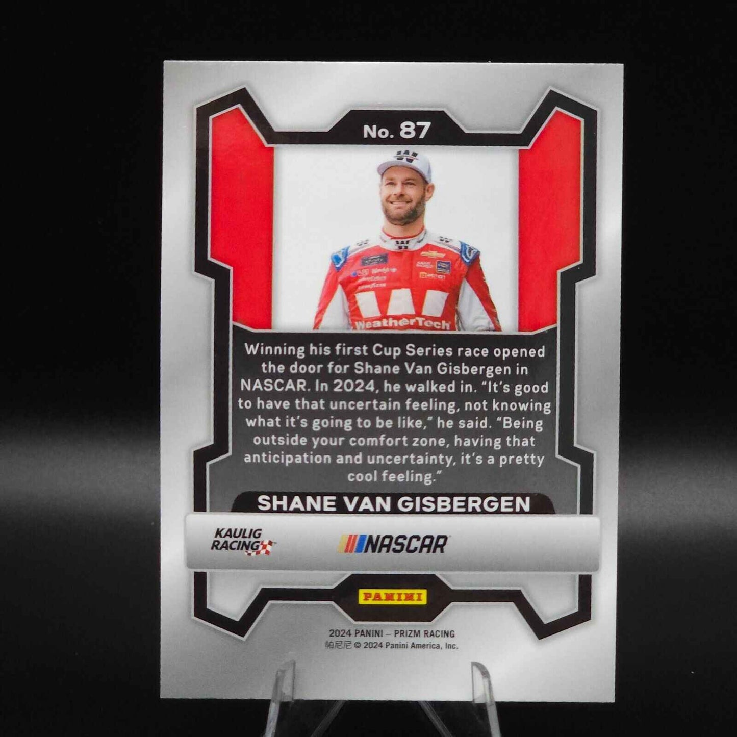 2024 Panini Prizm #87 Shane Van Gisbergen Rookie Card (RC) - NASCARD.shop