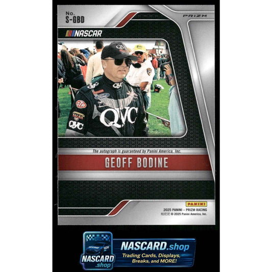 2025 Panini Prizm #S-GBD Geoff Bodine Scripts