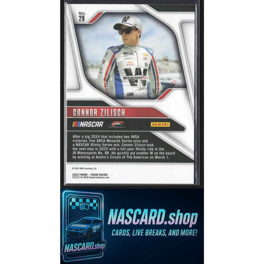 2025 Panini Prizm #29 Connor Zilisch