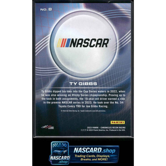 2023 Panini Chronicles #8 Ty Gibbs Recon Purple #/25