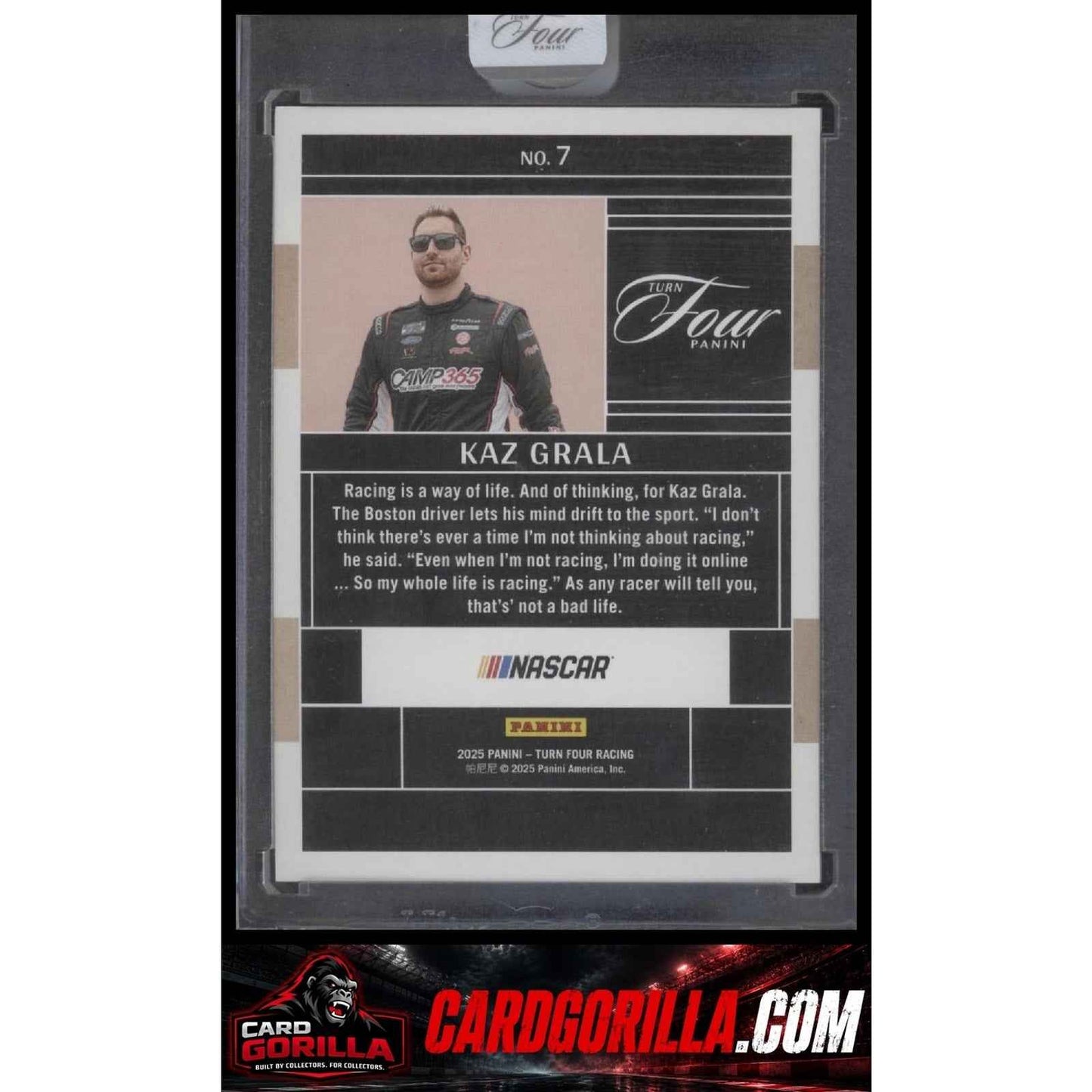 2025 Panini Turn Four #7 Kaz Grala #/75