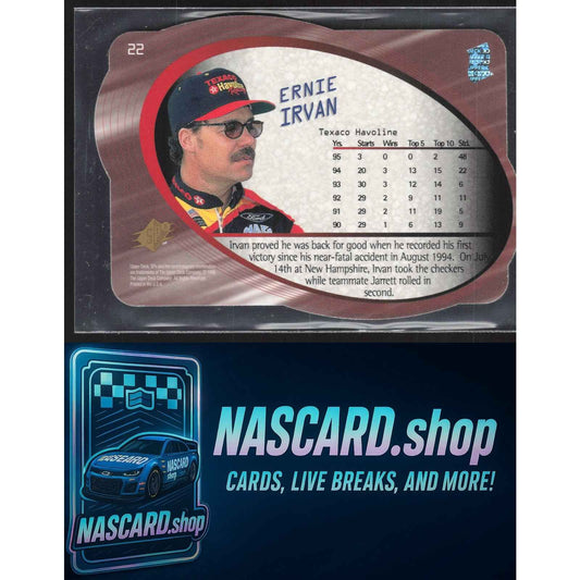 1996 SPx #22 Ernie Irvan Gold