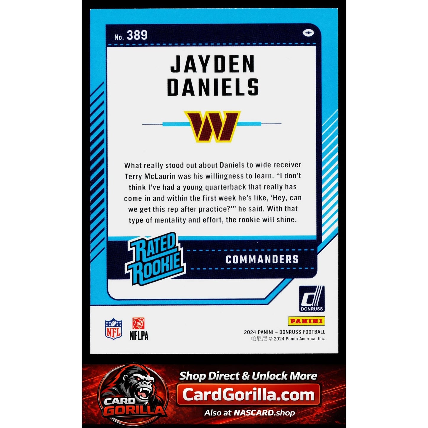 2024 Donruss #389 Jayden Daniels