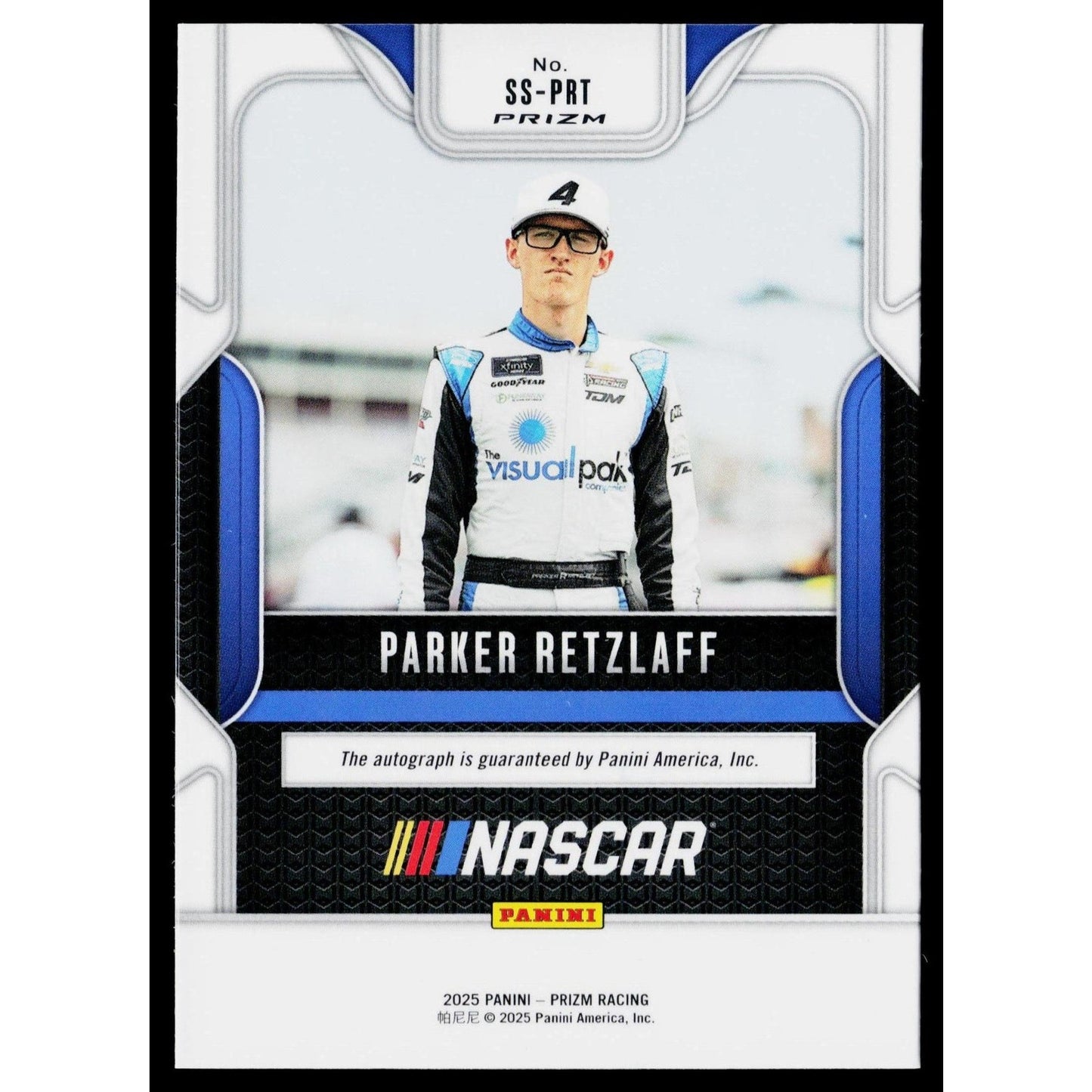 2025 Panini Prizm #SS-PRT Parker Retzlaff Sensational Signatures Green