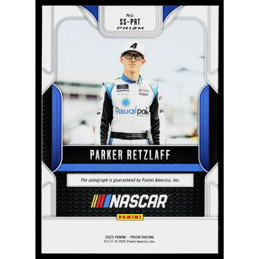 2025 Panini Prizm #SS-PRT Parker Retzlaff Sensational Signatures Green