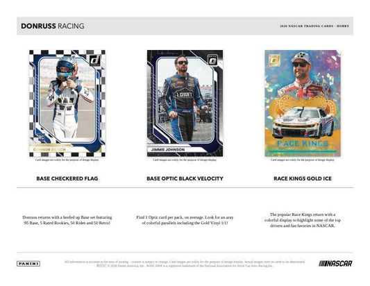 2026 Panini Donruss NASCAR Racing Hobby Box