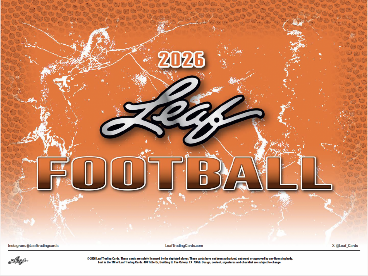 2026 Leaf Football Hobby Box | 6 Autos Per Box