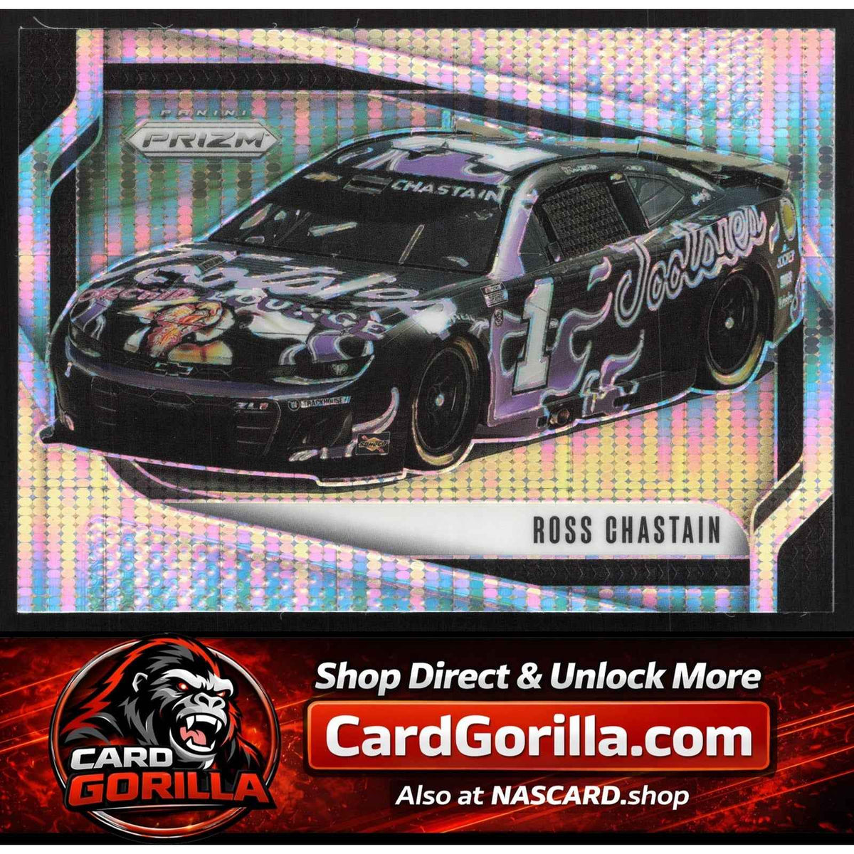 2025 Panini Prizm #124 Ross Chastain Pulsar #/299