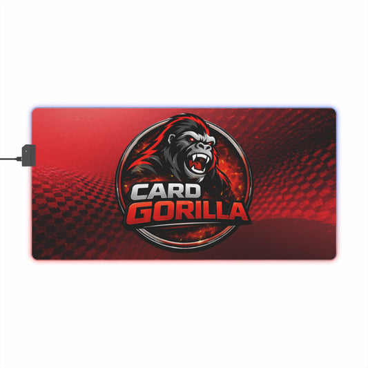 Card Gorilla LED Break Mat – Red Wave Edition
