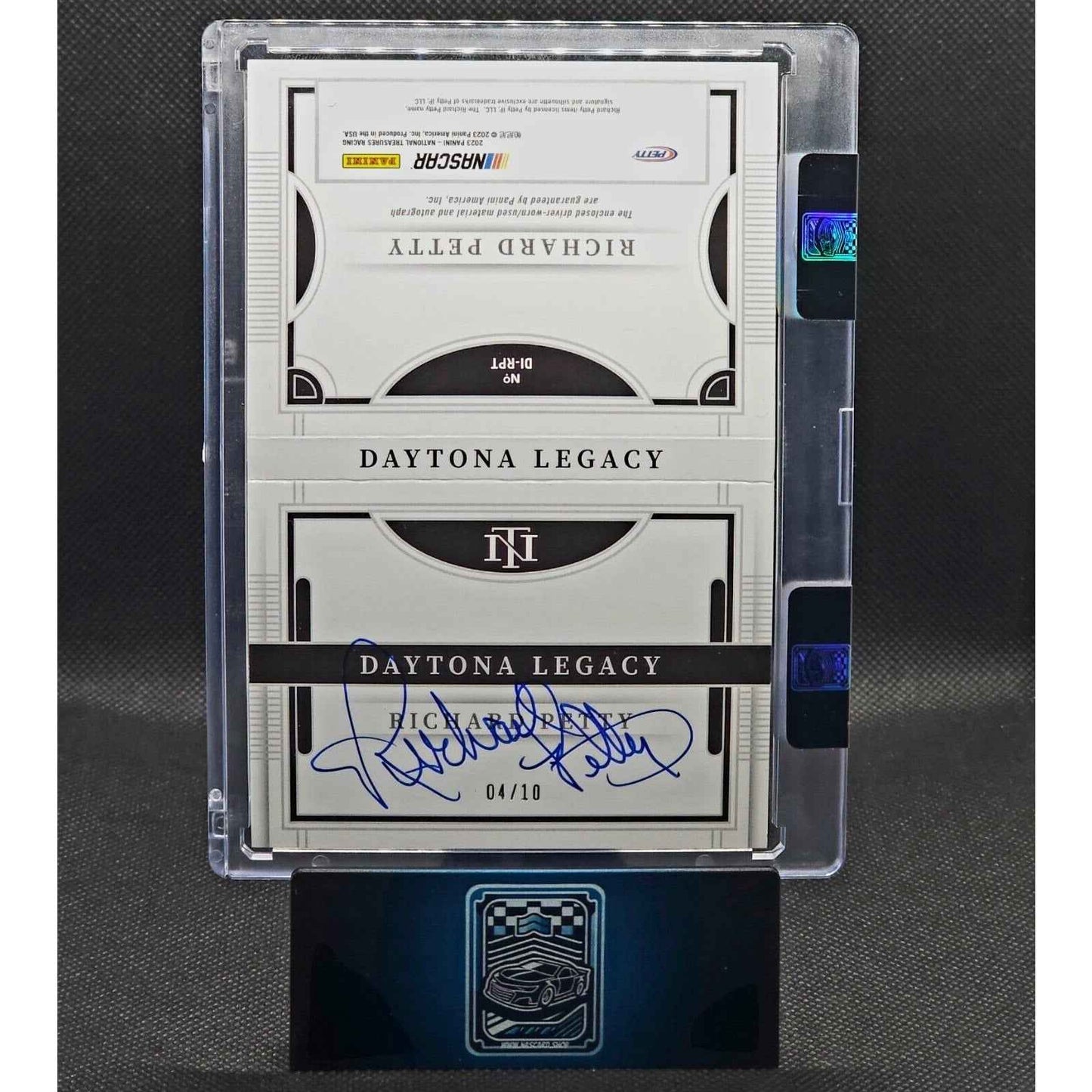 2023 National Treasures Daytona Legacy Booklet #DL-RPT Richard Petty 04/10 - NASCARD.shop