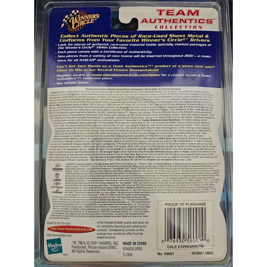 Dale Earnhardt 2001 Team Authentics Winners Circle 1:64 Diecast Firesuit