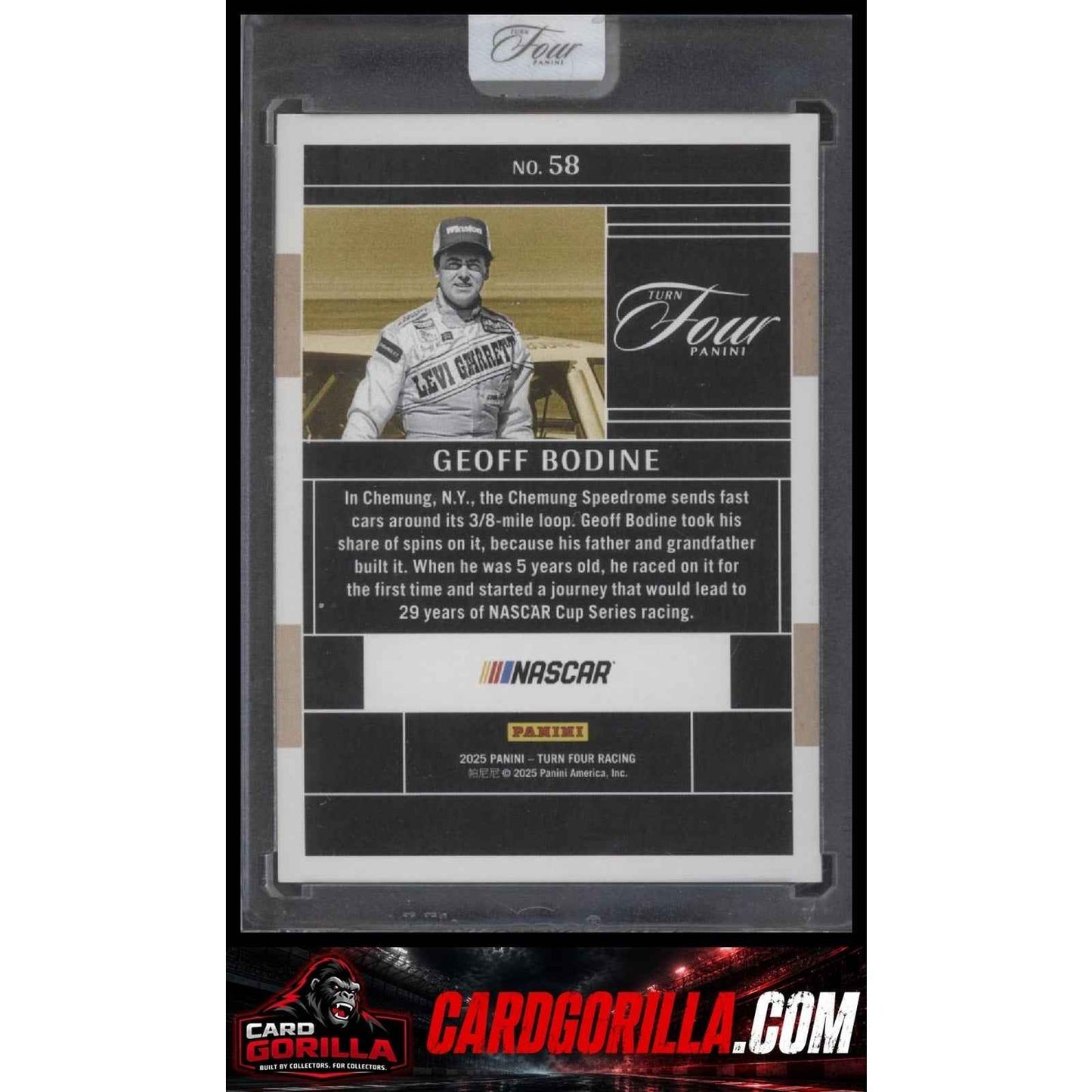 2025 Panini Turn Four #58 Geoff Bodine #/75