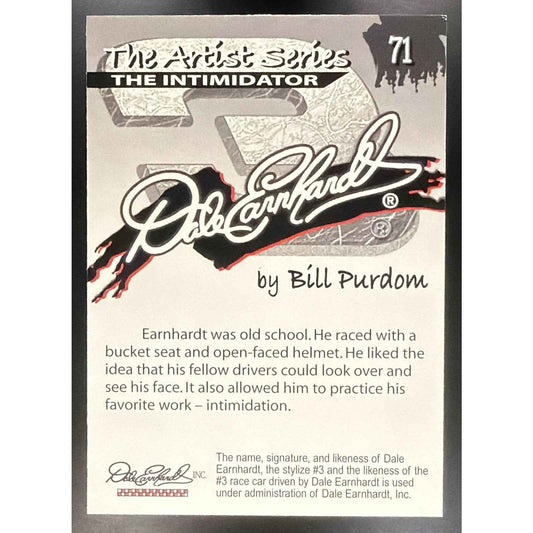 2002 Dale Earnhardt The Artist Series Bill Purdom #71 The Intimidator