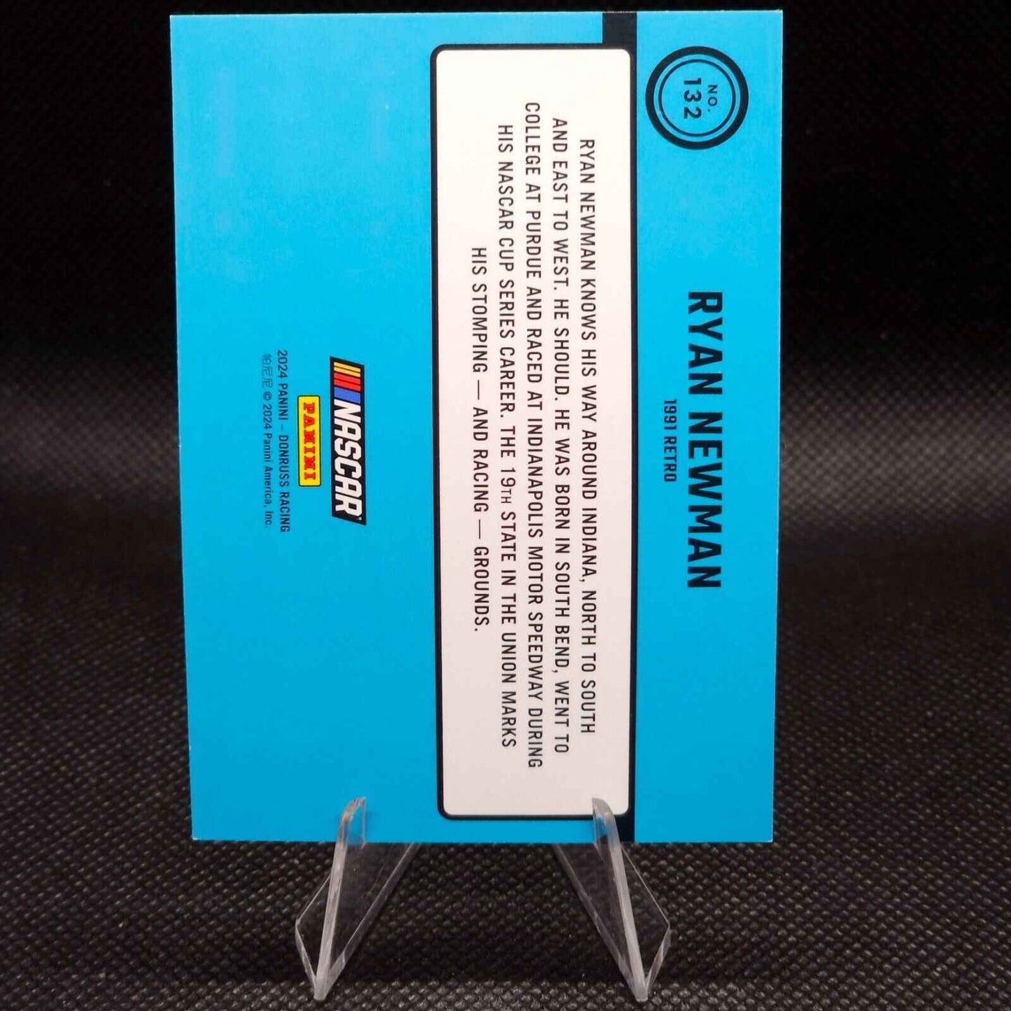 2024 Panini Donruss Racing 1991 Retro Lime Green #132 Ryan Newman 020/149 - NASCARD.shop