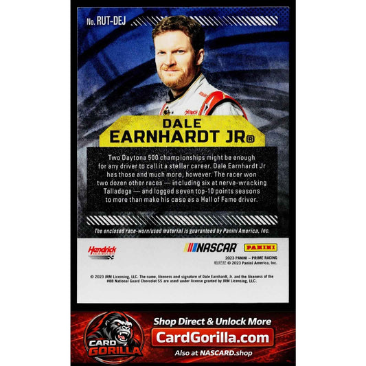 2023 Panini Prime #RUT-DEJ Dale Earnhardt Jr Race Used Trios Firesuits #/99