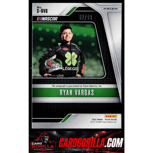 2025 Panini Prizm #S-RVG Ryan Vargas Scripts Red #/99