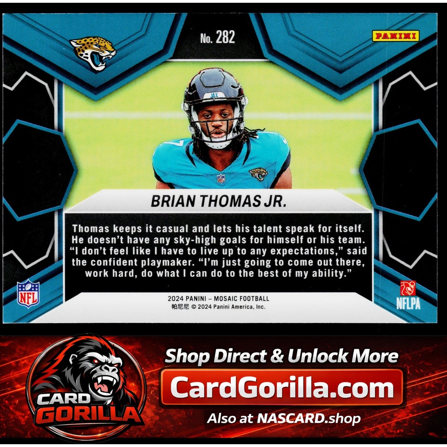 2024 Panini Mosaic #282 Brian Thomas Jr.