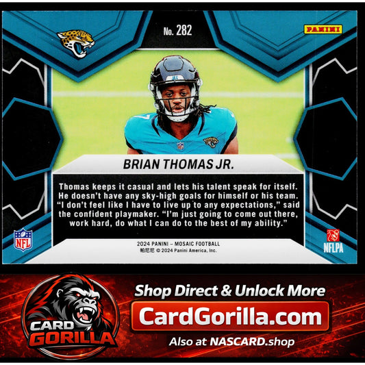 2024 Panini Mosaic #282 Brian Thomas Jr.