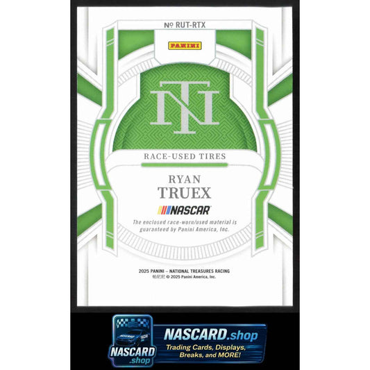 2025 Panini National Treasures #RUT-RTX Ryan Truex Race Used Tires #/99
