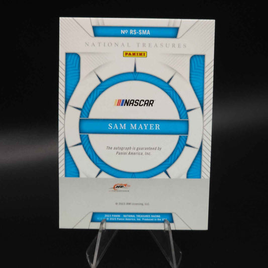 2023 Panini National Treasures - Rising Stars Sam Mayer Holo Silver /25 (AU) - NASCARD.shop