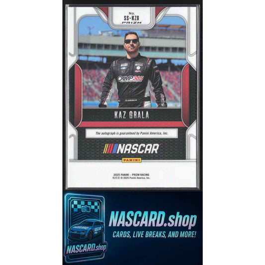 2025 Panini Prizm #SS-KZG Kaz Grala Sensational Signatures Prizm