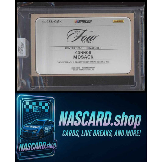 2025 Panini Turn Four #CSS-CMK Connor Mosack Center Stage Signatures #/99