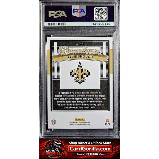 2025 Panini Donruss Downtown #19 Tyler Shough RC PSA 9