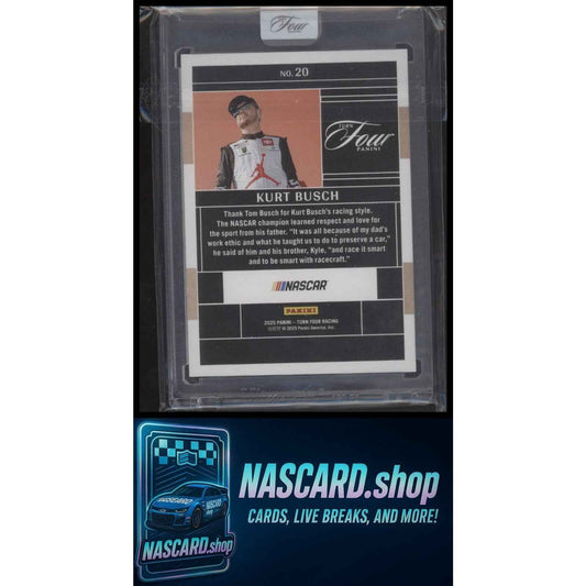 2025 Panini Turn Four #20 Kurt Busch Gold #/10