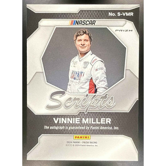 2024 Panini Prizm Vinnie Miller #S-VMR Scripts Auto