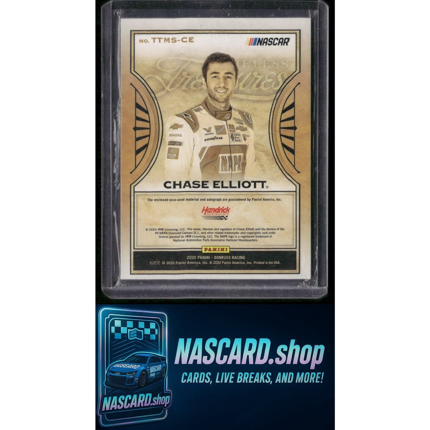 2020 Donruss Chase Elliott Timeless Treasures Material Signatures Red #/24