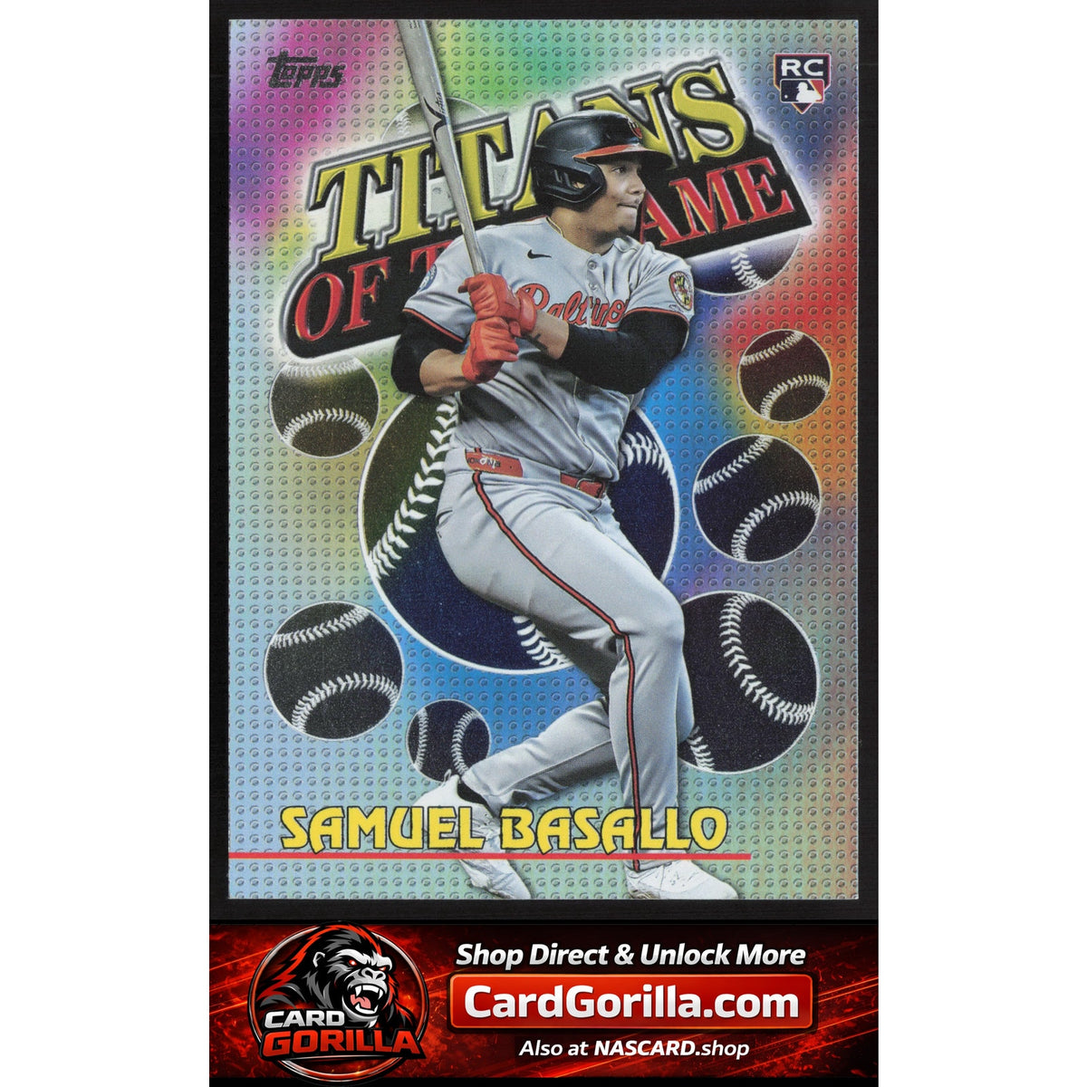 2026 Topps #TOG-10 Samuel Basallo Titans of the Game