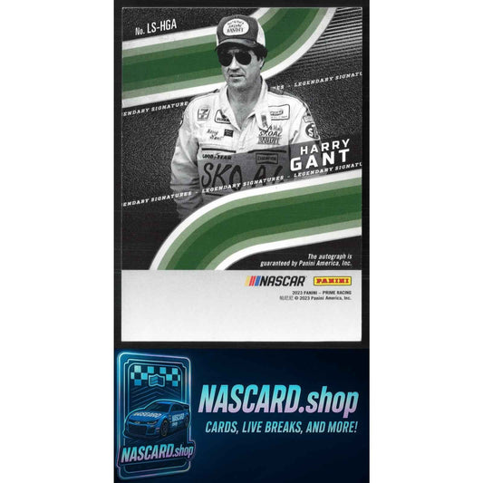 2023 Panini Prime #LS-HGA Harry Gant Legendary Signatures Holo Gold #/25