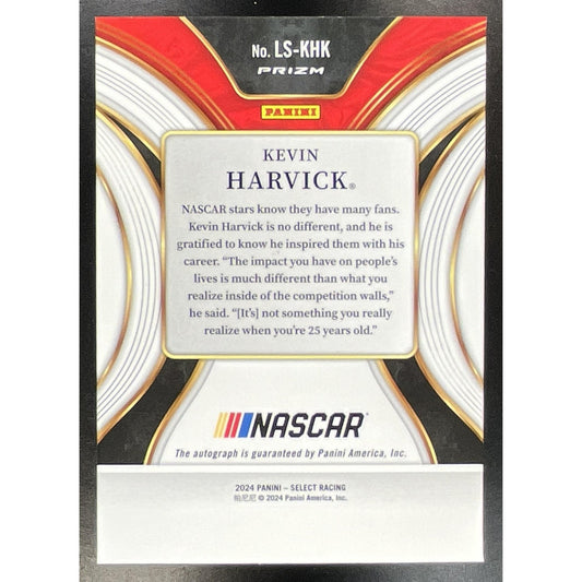 2024 Panini Prizm Kevin Harvick #LS-KHK Legendary Signatures Auto