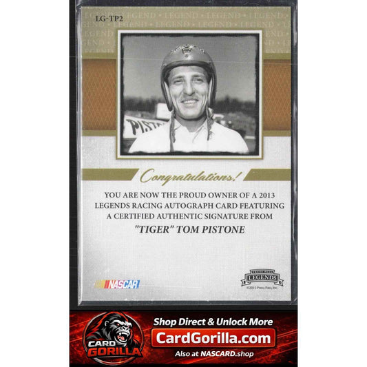 2013 Press Pass Legends #LG-TP2 Tom Pistone Autographs Gold #/50