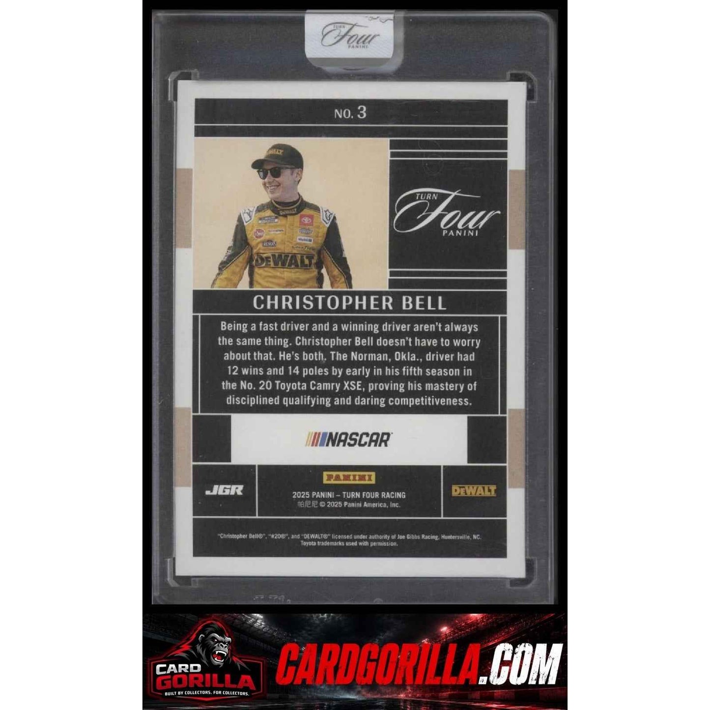 2025 Panini Turn Four #3 Christopher Bell #/75