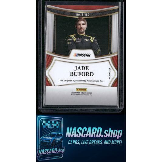 2025 Panini Select #S-JBD Jade Buford Signatures