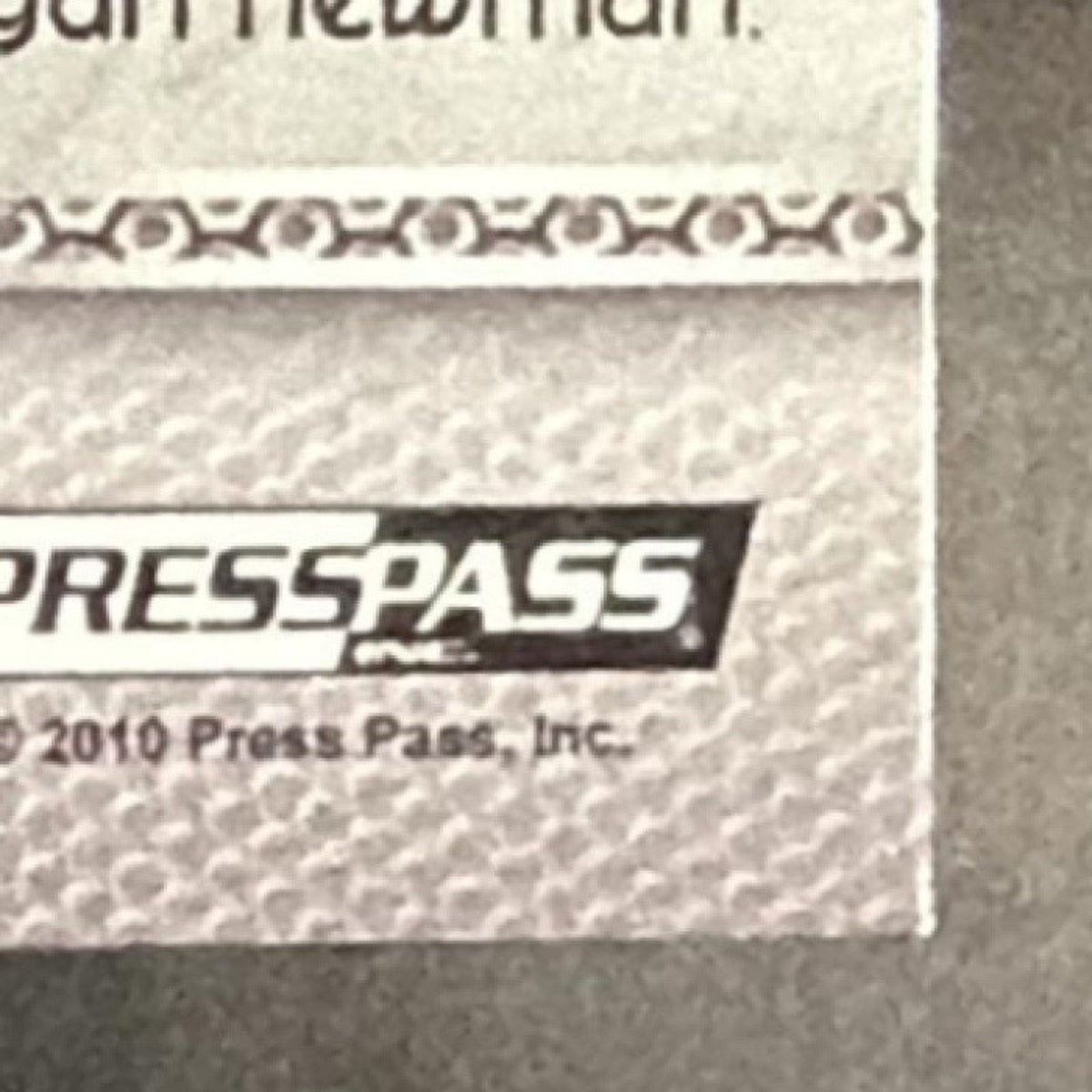 2010 Press Pass Showcase Ryan Newman Elite Exhibit Memorabilia 4th Gear /5