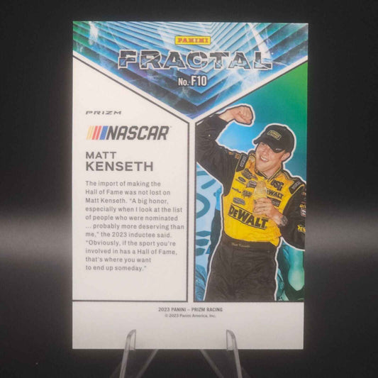 2023 Panini Prizm - Fractal White Sparkle Prizm Matt Kenseth #F10 - NASCARD.shop